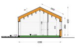 Fritidshus ANGELA (Isolerad, 66 mm + fasadbeklädnad), 42 m² specification 6
