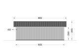 Garage byggsats - dubbelgarage LORA ALT DUO, 9x6 m, 51 m² specification 4