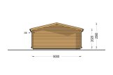 Attefallshus LILLE (34 mm), 5x4 m, 18 m² specification 4