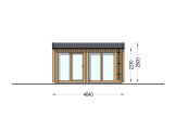 Bastuhus SERENE (34 mm + fasadbeklädnad), 4.5x2.5 m, 5 m² specification 2