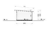Attefallshus DREUX F (34 mm), 5x4 m, 18 m² specification 6