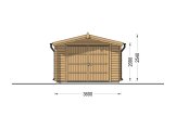 Enkelgarage CLASSIC (34 mm), 3.6x5.4 m, 20 m² specification 2