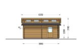 Enkelgarage TWIN (44 mm), 4x6 m, 24 m² specification 5