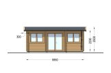 Friggebod OAK (44 mm), 6x3 m, 18 m² specification 2
