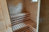 Bastustuga med relax och duschrum ELDA (44 mm), 4x4 m, 16 m² (4 rum) customer 1