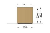 Friggebod PREMIUM S (isolerad, 34 mm + fasadbeklädnad), 4,1x2,4 m, 10 m² specification 3