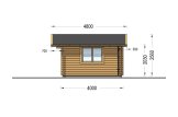 Attefallshus WISSOUS (44 mm), 5x4 m, 20 m² specification 5