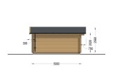 Attefallshus DREUX (44 mm), 5x5 m, 25 m² specification 3
