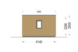 Attefallshus PREMIUM (34 mm + fasadbeklädnad), 6x4 m, 24 m² specification 5