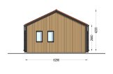 Fritidshus ANGELA (Isolerad, 66 mm + fasadbeklädnad), 42 m² specification 3