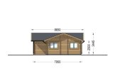 Fritidshus ADELE S (Isolerad, 44+44 mm), 60 m² specification 5