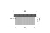 Garage byggsats - enkelgarage LORA, 5x6 m, 28 m² specification 5
