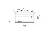 Friggebod LILLE (44 mm), 4x3 m, 12 m² specification 6