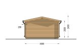 Attefallshus LILLE (44 mm), 4x5 m, 20 m² specification 4