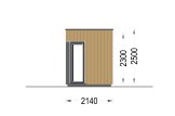 Friggebod PREMIUM (34 mm + fasadbeklädnad), 2x2 m, 4 m² specification 3
