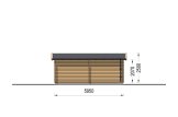 Enkelgarage CLASSIC (34 mm), 4x6 m, 24 m² specification 5