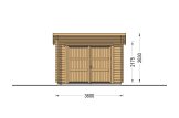 Enkelgarage MODERN (44 mm), 3.6x5.4 m, 20 m² specification 2