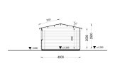 Enkelgarage CLASSIC (34 mm), 4x7.5 m, 30 m² specification 6