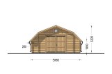 Enkelgarage TEXAS (44 mm), 6x6 m, 36 m² specification 2