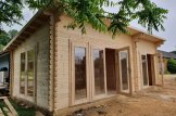 Attefallshus MAJA (44 mm), 7,5x4 m, 30 m² customer 1
