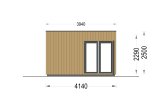 Attefallshus PREMIUM (isolerad, 34 mm + fasadbeklädnad), 6x4 m, 24 m² specification 3