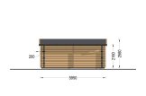 Dubbelgarage MODERN (44 mm), 6x6 m, 36 m² specification 4