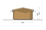 Friggebod OLYMP (34 mm), 4x3 m, 12 m² specification 4