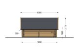 Enkelgarage BARN (44 mm), 5x6 m, 30 m² specification 3