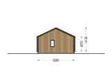 Fritidshus NICOLE S (Isolerad, 66 mm + fasadbeklädnad), 66 m² specification 3