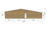 Fritidshus RIVIERA S (44+44 mm), 130 m² specification 4