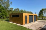 Dubbelgarage SILVIA DUO F (34 mm + fasadbeklädnad), 6x6 m, 36 m² customer 3