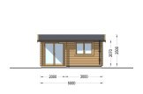 Attefallshus OSLO (34 mm), 5x4 m, 20 m² specification 2