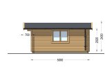 Attefallshus LILLE (34 mm), 4x5 m, 20 m² specification 5