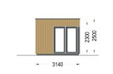 Friggebod PREMIUM L (34 mm + fasadbeklädnad), 3x3 m, 9 m² specification 3