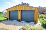 Dubbelgarage SILVIA DUO ALT (34 mm + fasadbeklädnad), 6x6 m, 36 m² customer 2