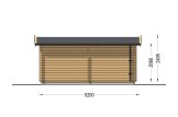 Enkelgarage CLASSIC (34 mm), 3,2x5,2 m, 16 m² specification 5