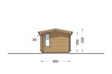 Friggebod POOLHOUSE (44 mm), 4x3 m, 12 m² specification 5