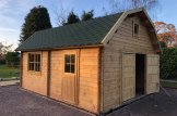 Enkelgarage MISSISSIPPI (44 mm), 5x6 m, 30 m² customer 3
