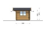 Friggebod DREUX (34 mm), 4x3 m, 12 m² specification 5