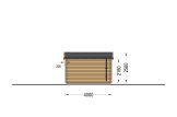 Enkelgarage MODERN (34 mm), 4x6 m, 21 m² specification 4