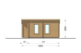 Bastuhus VIGOR (44 mm), 5.3x2.5 m, 4.9 m² specification 5
