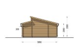 Dubbelgarage TWIN DUO (44 mm), 8x6 m, 48 m² specification 3