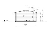 Attefallshus DREUX (34 mm), 5x4 m, 18 m² specification 6