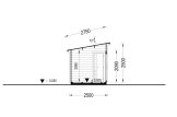 Bastuhus VIGOR (44 mm), 4.5x2.5 m, 4.9 m² specification 6