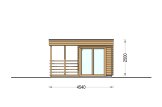 Bastuhus FREJA (44 mm), 4.5x2.5 m, 4.85 m² specification 2
