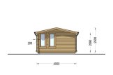 Attefallshus DEVON (34 mm), 6x4 m, 24 m² specification 5