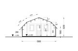 Enkelgarage TEXAS (44 mm), 6x6 m, 36 m² specification 6