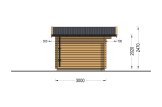 Friggebod DREUX (44 mm), 4x3 m, 12 m² specification 3