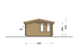 Attefallshus DEVON (34 mm), 6x4 m, 24 m² specification 3