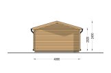 Friggebod DREUX (44 mm), 4x4 m, 16 m² specification 4